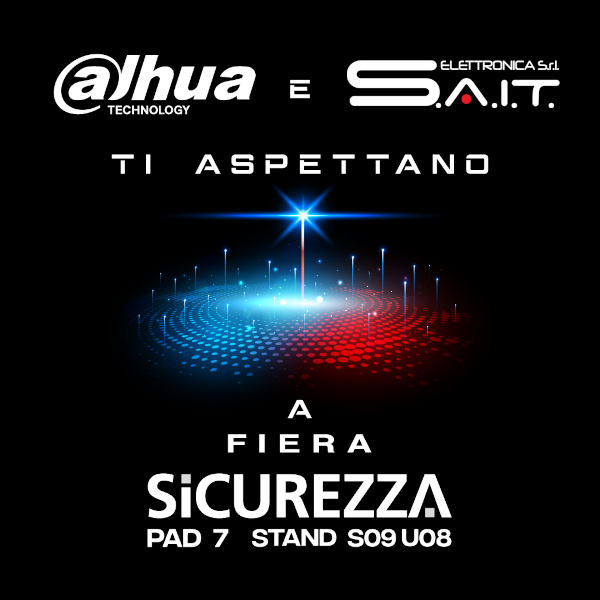 SAIT Elettronica con Dahua a Fiera Sicurezza 2025